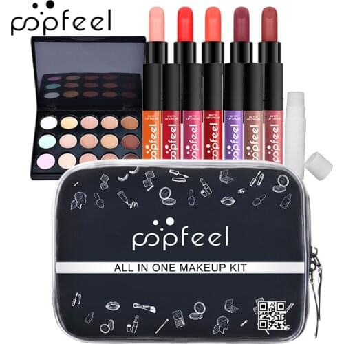All In One Makeup Set Trucco Labbra POPFEEL KIT001