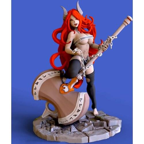 1/24 75mm Resin Model Kits Beautiful Girl Figure Unpainted No Color RW-060