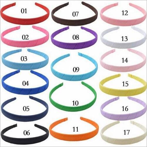 Hair Clasp Covered Winding Ribbon Hair band Accessories headbands for Woman Girl Lady Width:1.5cm Hair Hoop 1pair FJ3103