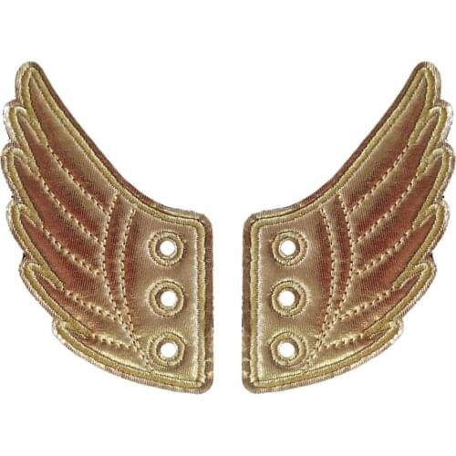 2Pcs Fashion Punk Angel Wings Shoes Sneaker Accessories Decorations