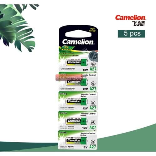 5pcs/lot Camelion 12V 27A MN27 27A L828 A27 Super Alkaline battery For Doorbell Remote Control Flashlight Etc