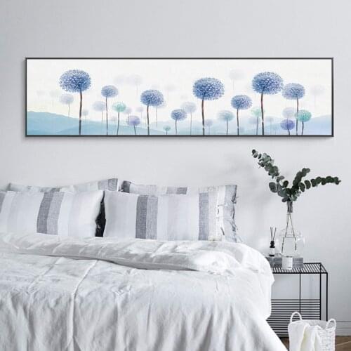 Abstract Mushroom Dandelion Flamingo Long Banner Canvas Painting Posters And Prints Wall Art Mural Home Decor For Living Room