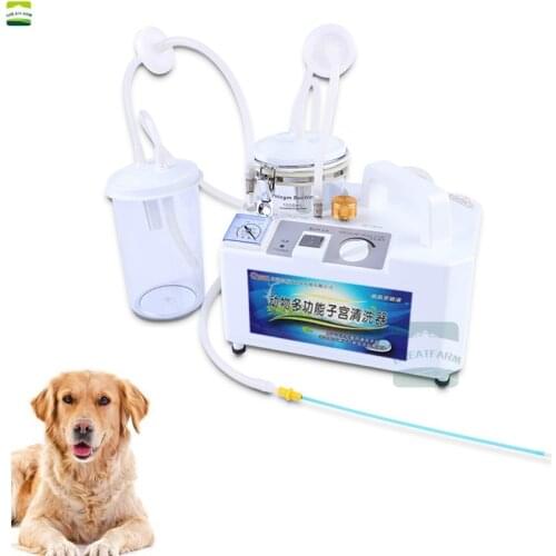 Dog Automatic Uterus Cleaning Machine Veterinary Cattle Horse Cow Pig Sheep Dog Bitch Animal Vaginal Inflammation Clean Uterine