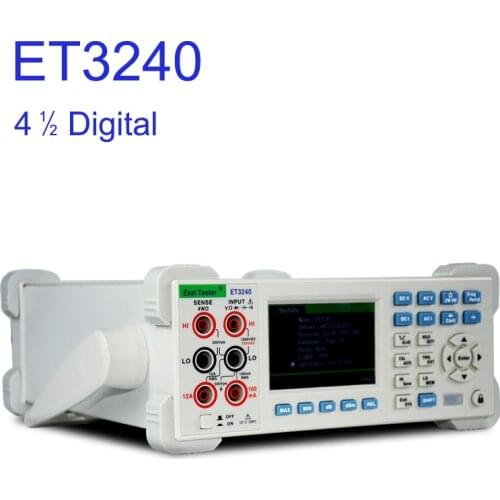 ET3240 4 1/2 Digits AC DC Measurement 1100V 12A Range Bench Top Digital Multimeter Bench Digital Multimeter