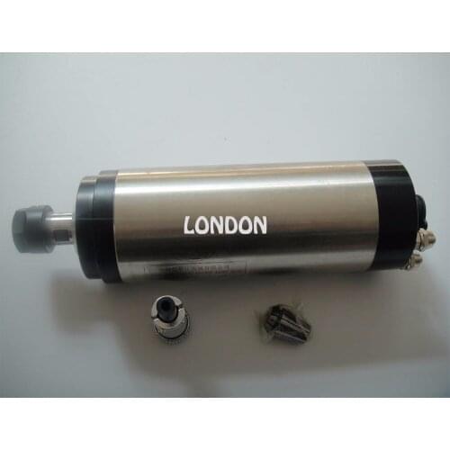 CNC milling spindle ER20 diameter 80mm AC220V 2.2KW 24000rpm water cooling spindle motor with 4 bearing