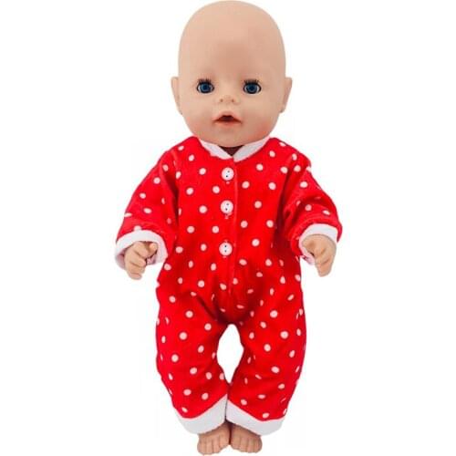 Hot Sale Baby New Born Doll Clothes 18 inches 43cm Doll Accessories For born baby,Children Birthday Gift