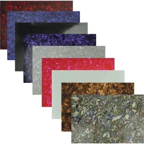 Gauge 0.71mm Celluloid Sheet Film 200x100mm for Pickguard Custom Inlays Guitar Pick DIY Guitar Builder