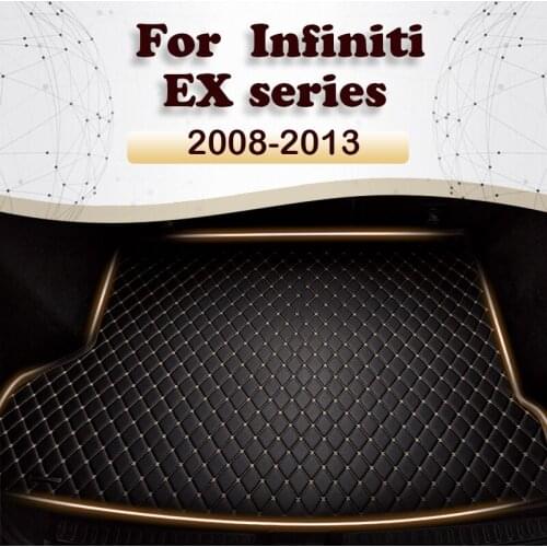 Car trunk mat for Infiniti EX series SUV 2008 2009 2010 2011 2012 2013 Cargo Liner Carpet Interior Parts Accessories Cover