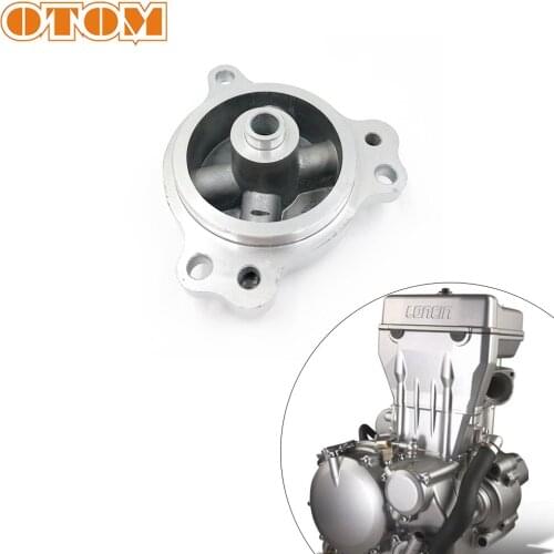 OTOM Motorcycle Oil Filter Cover Engine Aluminium Alloy Filtration Gear Lid For LONCIN YF300 VOGE300R Off-Road Motocross Parts