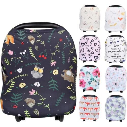 Fashion Nursing Breastfeeding Covers Baby Car Seat Canopy For Newborns Soft Nusing Cover Stroller Covers Shopping Cart Cover