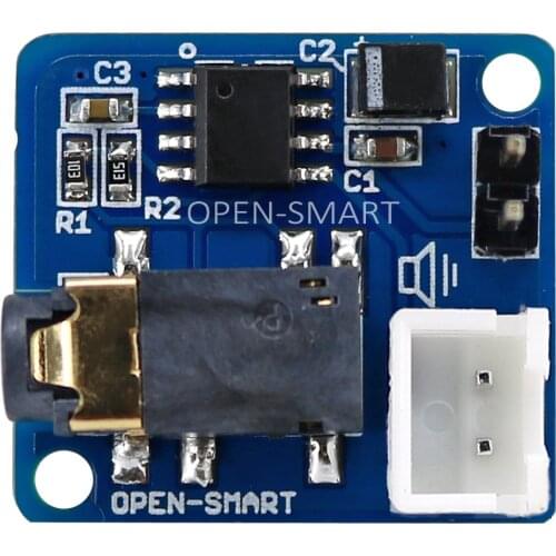 OPEN-SMART 8002A Mono Audio Power Amplifier Module serial MP3 player module great for music player, voice broadcast for Arduino