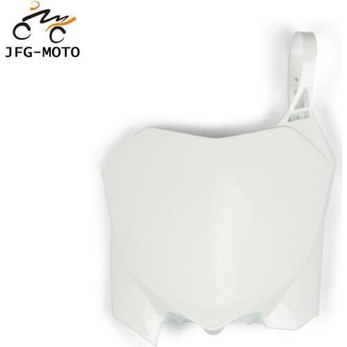 Motorcycle White Plastic Front Name Number Plate For HONDA CRF230F CRF150F CRF 150F 230F 2003-2019 CRF 230 150 Dirt Bike
