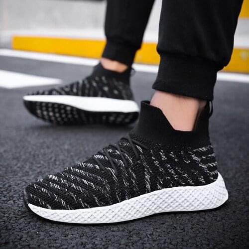 Tenis Masculino Men Sneakers 2020 New Tennis Shoes for Male High Top Sock Outdoor Sport Shoes Gym Jogging Fitness Men Footwear