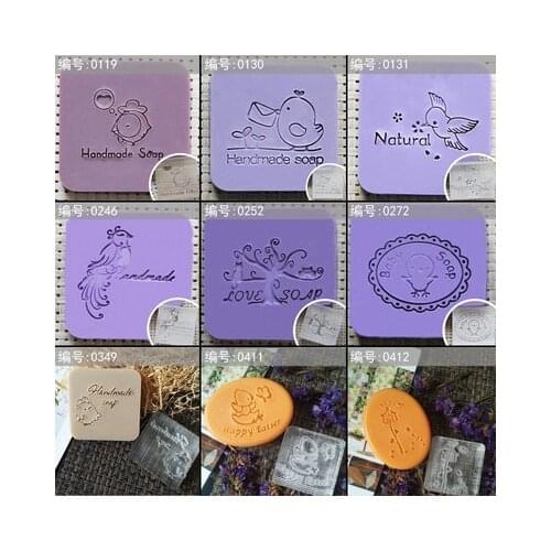 Bird handmade soap standard Mini soap diy stamp seal chapter