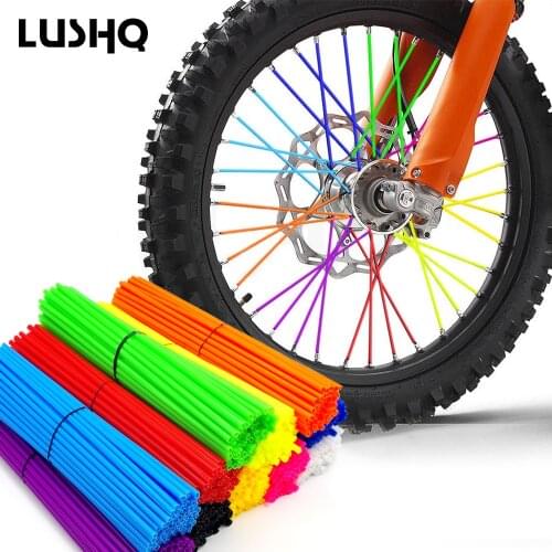 Motorcycle Dirt Bike Wheel Rim Spoke Skins Covers Wrap Tubes Decor Protector Accessories for Yamaha YZ 125 250 250F 426F 450F