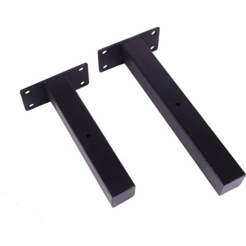 Wall Stacks Wall Hanging Partition Plate Bearing Support Shelf Laminate Iron Triangulation Bracket Bookshelf 2PCS