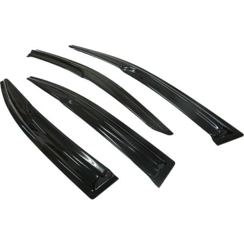 Fit For Toyota Prado FJ150 2010-2019 High quality Acrylic black MUGEN Window Visor Vent Shade Guard Door Visor 4pcs