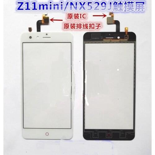 For ZTE Nubia Z11 mini NX529J 5.0" Front Panel Touch Screen sensor Mobile Phone glass display Replacement Digitizer Z11 Mini