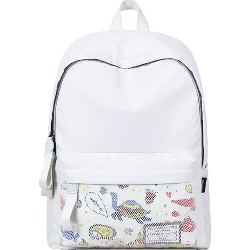 Brand New School Bag for Teenage Girl Women Shoulder Bag Casual Backpack Durable Schoolbag Lady Travel Bagpack Mochila Rucksack