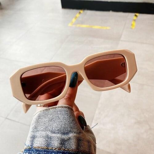 Vintage Rhombic Women’s Sunglasses Oversized Square Sun Glasses Men Luxury Female Fashion Retro Eyewear 2021 Oculos UV400