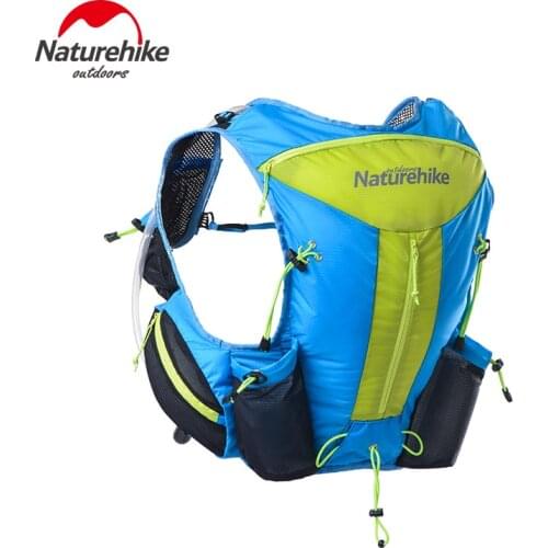 Naturehike Running Bag Outdoor Hiking Trekking Lightweight Marathon Backpack Running Vest Close Fitting Tactical 12L NH70B067-B