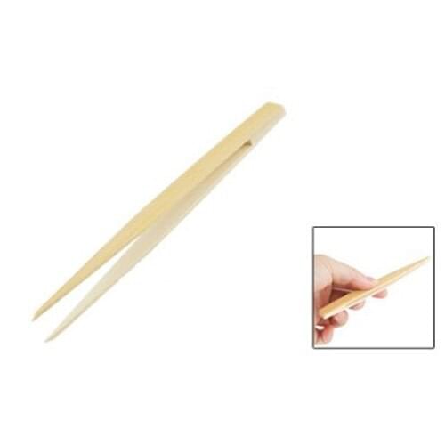 Top List Pointy Tip Bamboo Straight Tweezer Tea Tong Handy Tool