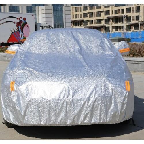 Waterproof Full Car Covers Outdoor sun uv protection, dust rain snow protective, Universal Fit SUV Dupont Aliminum