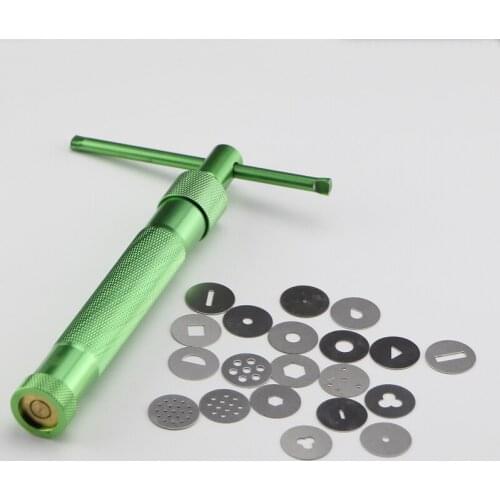 20 Discs Sugarcraft Sugar Paste Extruder Clay Craft Makin Professional Fondant Gun Sculpture Cake DecorationTools