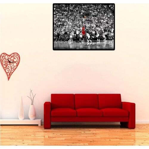 Abstract Wall Art Michael Jordan Portrait Posters Prints Picture Canvas Paintings for Living Room Bedroom Corridor Decoration