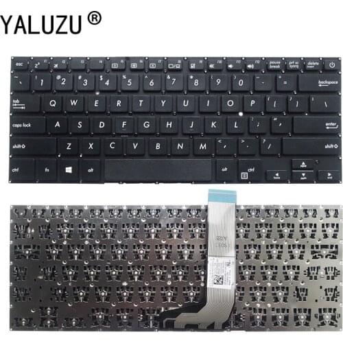 US English laptop Keyboard Without Frame for asus S4000 S4000UA S4000U S4100 black