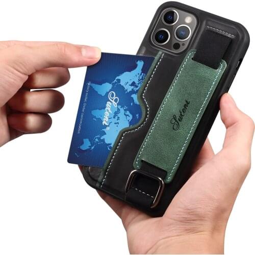 Leather Case For Iphone 13 13 Pro Max 12 Pro Max Case For Iphone13 13pro Max Mini Luxury Pu Leather Stand Card Slot Phone Cover