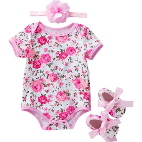 Summer Baby Girl Romper Princess Newborn Baby Clothes 0-2Y Girls Short Sleeve Jumpsuit Kids Baby Outfits Clothes