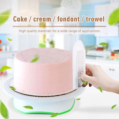 Cream Spatula For Cake Food Grade Cake Baking Cream Flattening Scraper Surface Smoother Bakeware Tools Kitchen Utensils Hot Sale