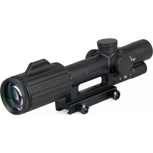 FFP 1-6X24 Cross Concentric Rifle Hunting Riflescope Tactical Optical Sight Illuminated R&G Rifle Sniper Scope GZ1-0340