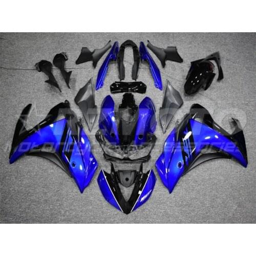 New ABS Motorcycle Fairing Kit Fit For Yamaha YZF-R3 YZF-R25 2015 2016 2017 2018 15-18 Bodywork Set Custom Blue Black Cool