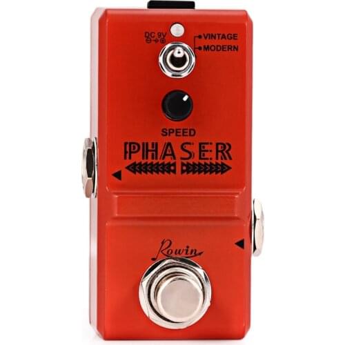Rowin Guitar Effect Pedal Analog Phaser Guitar Effect Pedal True ByPass Phase Guitar Pedal Guitar Accessories
