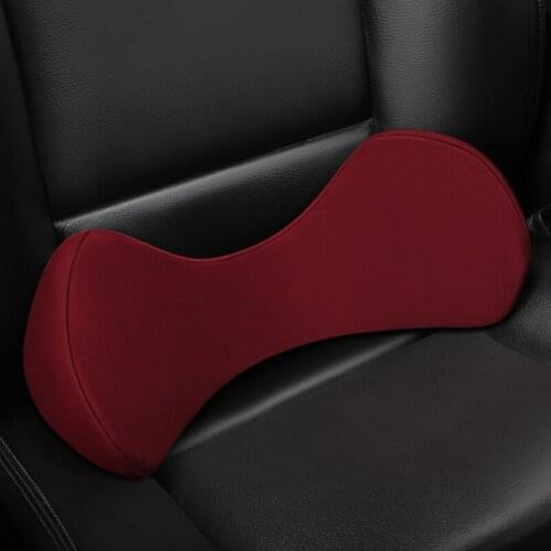 Seat Support In Car Back Lumbar Support Cushion For Office Chair Pillow Cushion Breathable Travel Massagers memory cotton soft