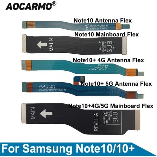 Aocarmo For Samsung Galaxy Note10 Note10+ Main Board Connector Motherboard USB Charging Connection Signal Antenna Flex Cable