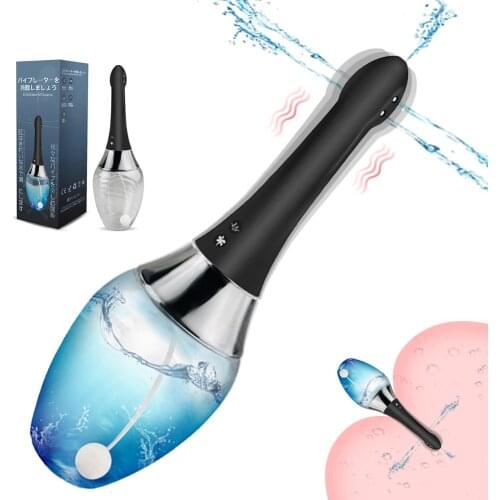 Enema Bulb Syringe Enema Anal Vagina Vibration automatic Cleaner Enema Anal Cleaning Container Tools Feminine Hygiene Products