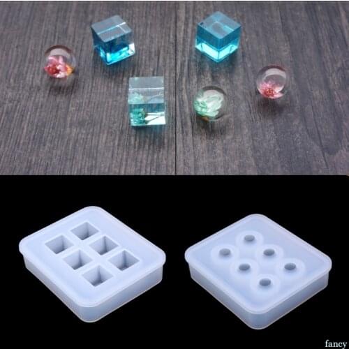 Silicone Pendant Mold Making Jewelry For Epoxy Resin Necklace Mould Craft DIY Tool