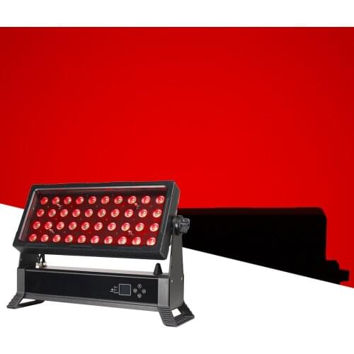 40X10W LEDs RGBW 4in1 IP65 Waterproof Strobe Light DMX512 Disco DJ Show Focusing Strobe Stage LED Music Party Bar Wash Lights