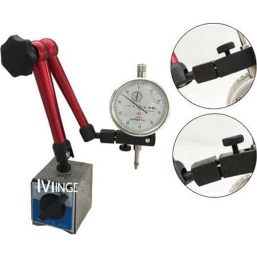 Mini Universal Flexible Magnetic Base Dial Test Indicator with 2 IN 1 Dial Indicator 0-0.8mm/0.01mm