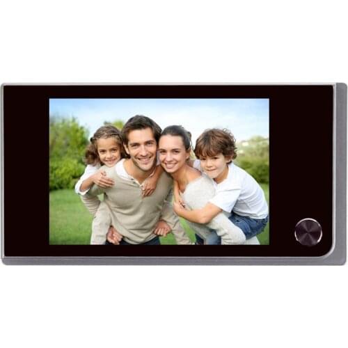 Visual Video Digital Doorbell Mini HD Outdoor Viewer Door Eye 120 Degree Viewer Indoor Outdoor LCD Color Screen