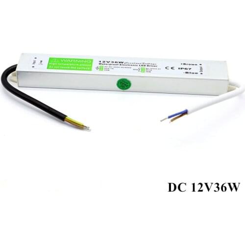 DC 12V 36W Outdoor Power Supply Waterproof ip67 Electronic Led Driver AC 90-250V 220V 110V Constant Voltage Power Supply