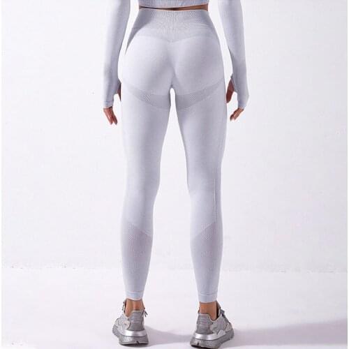 SALSPOR Fitness Yoga Leggings Women Sports Seamless High Waits Push Up Sweatpant Workout Joggings Quick Dry Hollow Out Legging