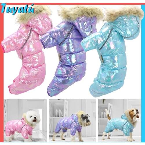 Winter Warm Dog Clothes for Small Dogs Puppy Jacket Coat Waterproof Dog Costume Clothing for Pet Dogs Products French Bulldog