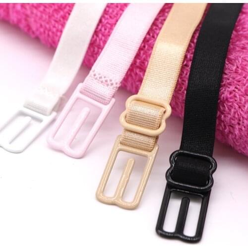 5PcsSexy Double-shoulder Strap Slip-resistant Belt Buckle Non Slip Buckle Shoulder Strap With Back Hasp Non-slip Straps For Bra