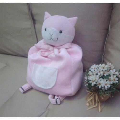 Anime Danganronpa Plush Toys Nanami ChiaKi Cat Figure Bag Cosplay Doll Backpack 1:1 40cm for Girl Gift