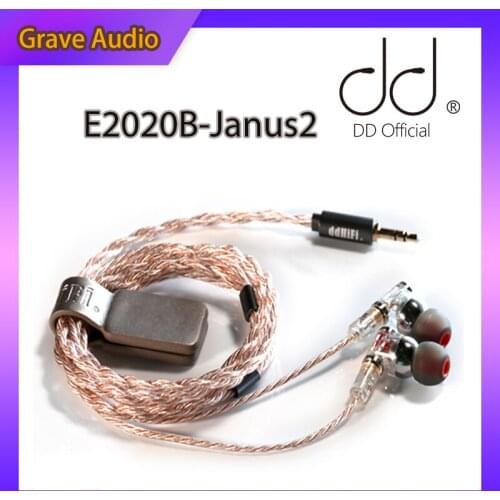DD E2020B-Janus2 Dynamic Earphone New Janus Support MMCX/2 Pin 0.78 Earbuds