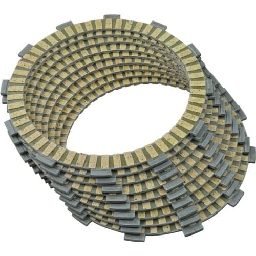 9pc Motorcycle Friction Clutch Plate For ZX1100 GPZ1100 ABS 95-97 Ninja ZX-11 94-01 ZZ-R12000 ZZR120 02-05 Motorbike Engine Part